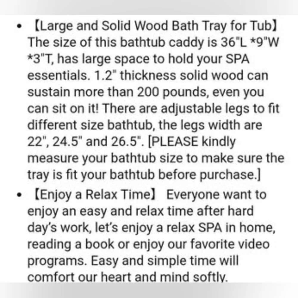 White Bath Tray Caddy